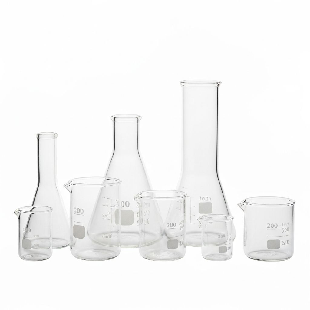 Beaker Glass Squat Spouted 25ml-5L