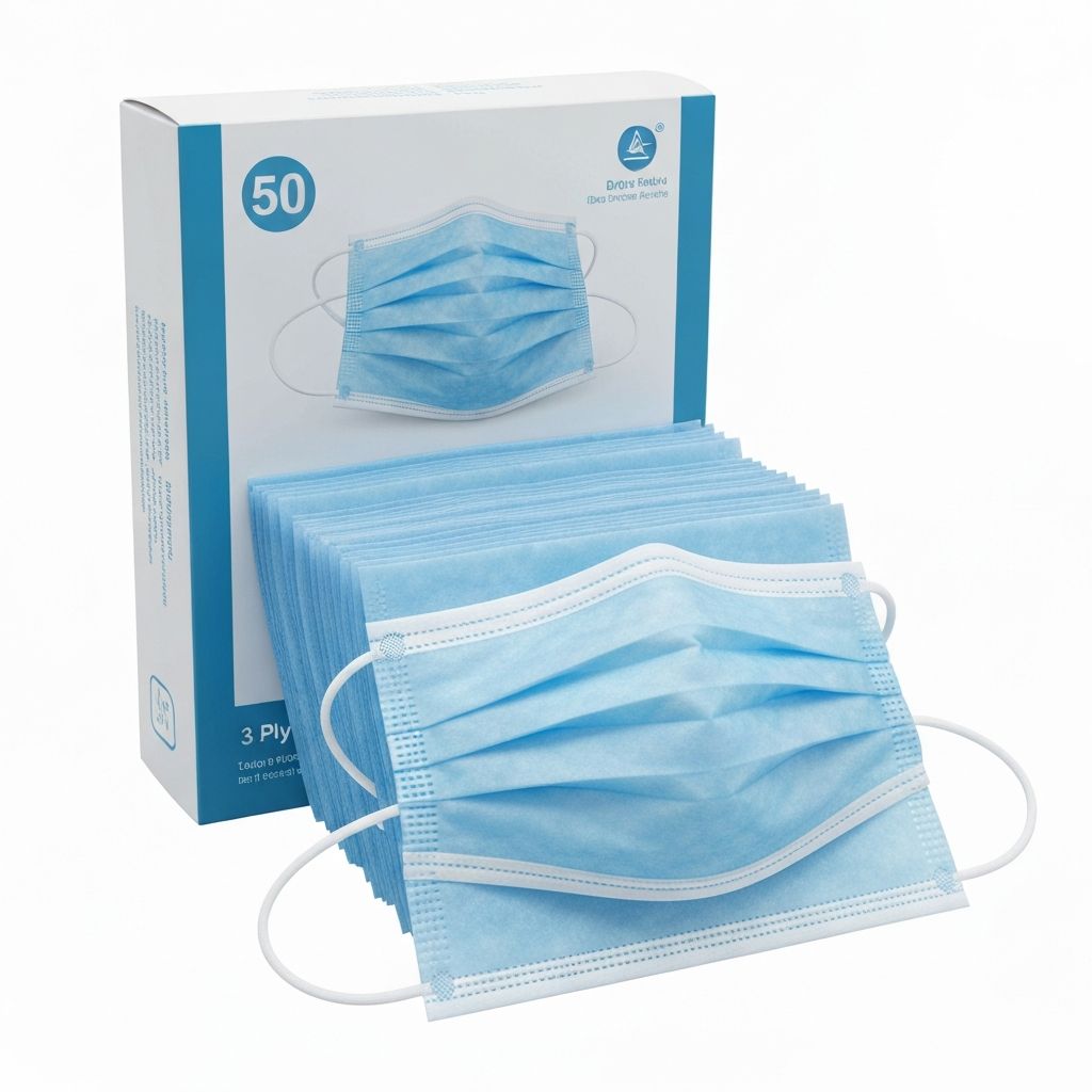 Disposable Face Masks 3-Ply