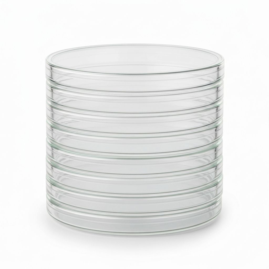 Glass Petri Dishes with Lids